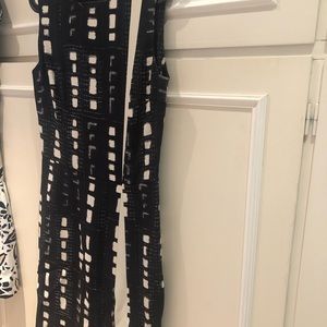 Etro black and white tube dress